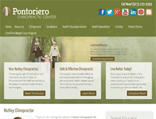 Tablet Screenshot of drpontoriero.com